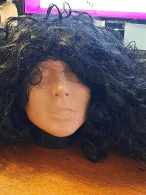 NEW Box ! Queen's Choice 22 Inch Short Hair Spiral Curly Wig Black